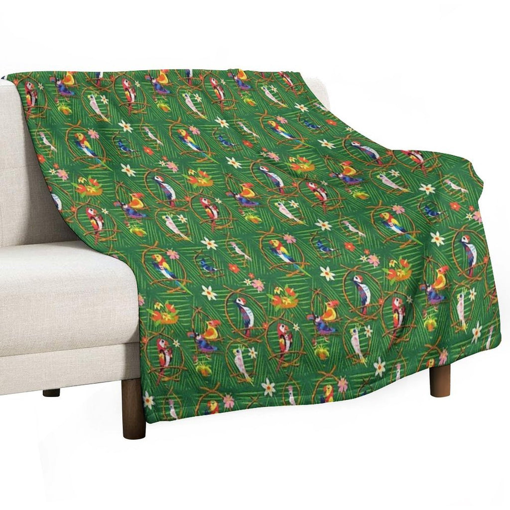 Enchanted Tiki Room Quick-dry Throw Blanket
