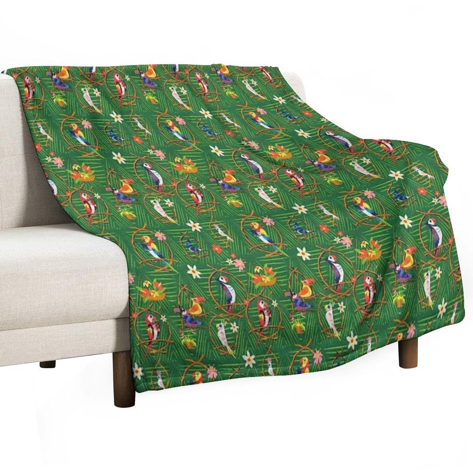 Enchanted Tiki Room Quick-dry Throw Blanket