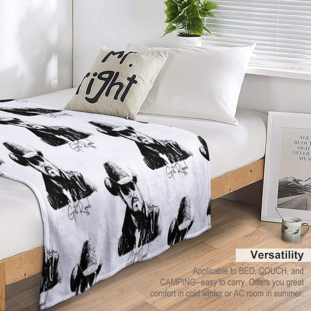 Get Ripped Is Cool Versatility Throw Blanket