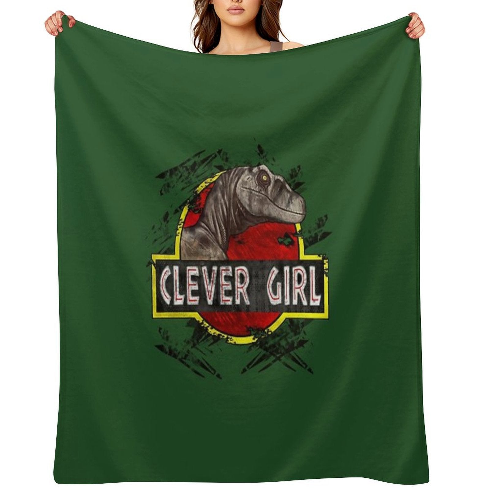 Clever Girl All-season Throw Blanket