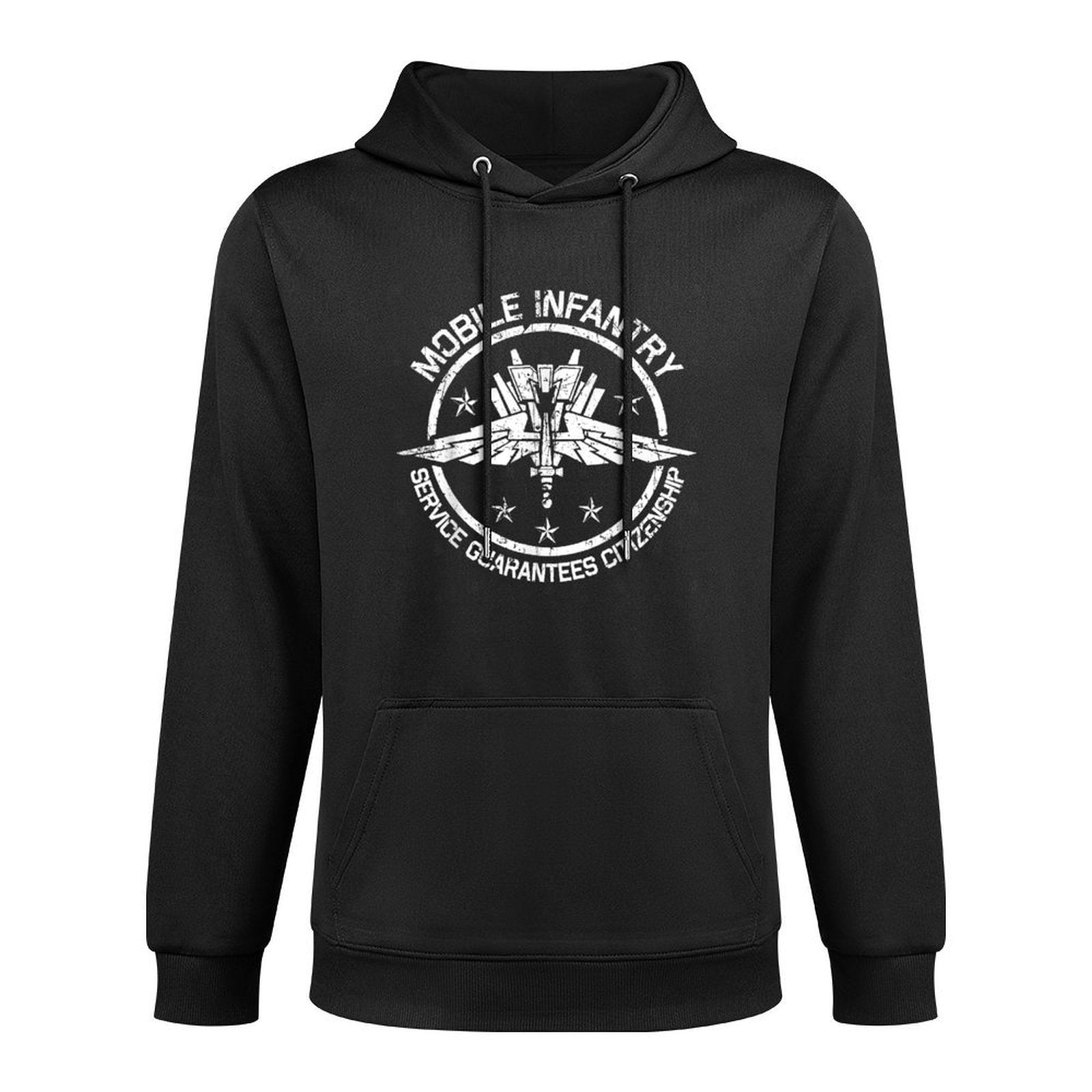 Vintage Mobile Infantry Crest Unisex Design Hoodie