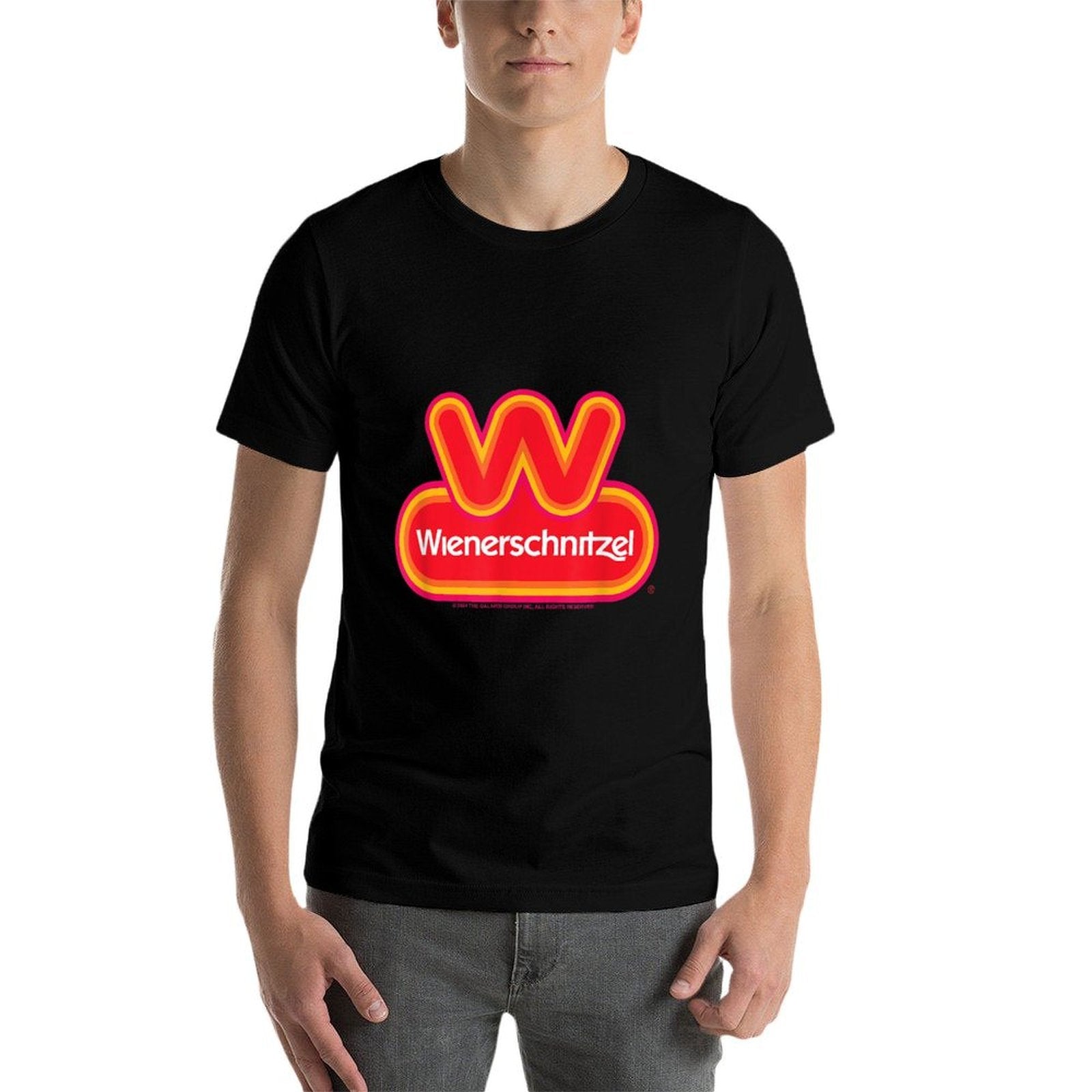 Wienerschnitzel Classic Logo Chest Emblem  Polyester Blend T-Shirt
