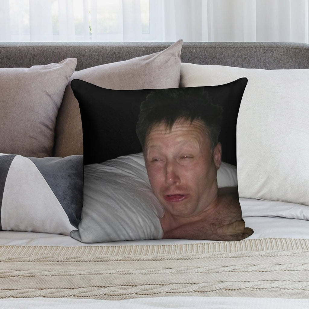 Limmy Waking Up Soft Gift Ready Throw Pillow