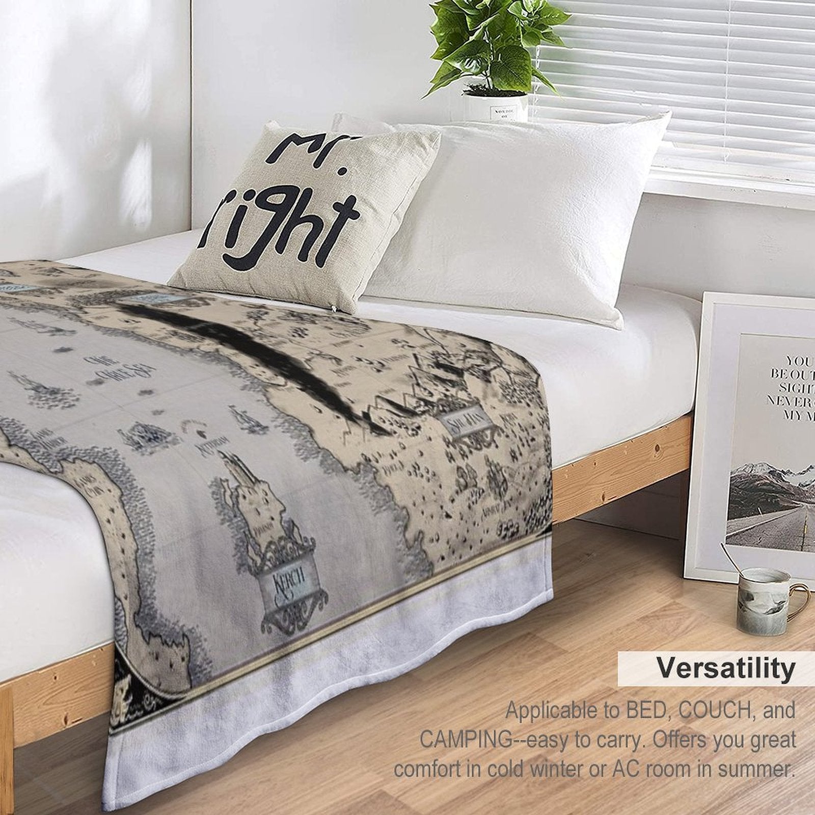 Colorized Grishaverse Map (High Res) Lightweight Throw Blanket