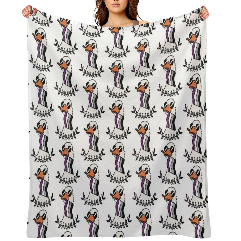 A Goose Wrinkle-free Throw Blanket