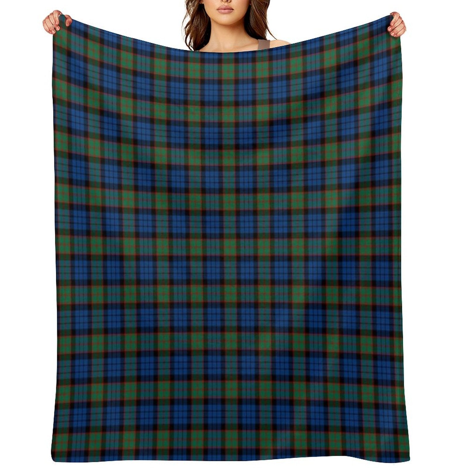 Clan Fletcher Tartan Lightweight Throw Blanket