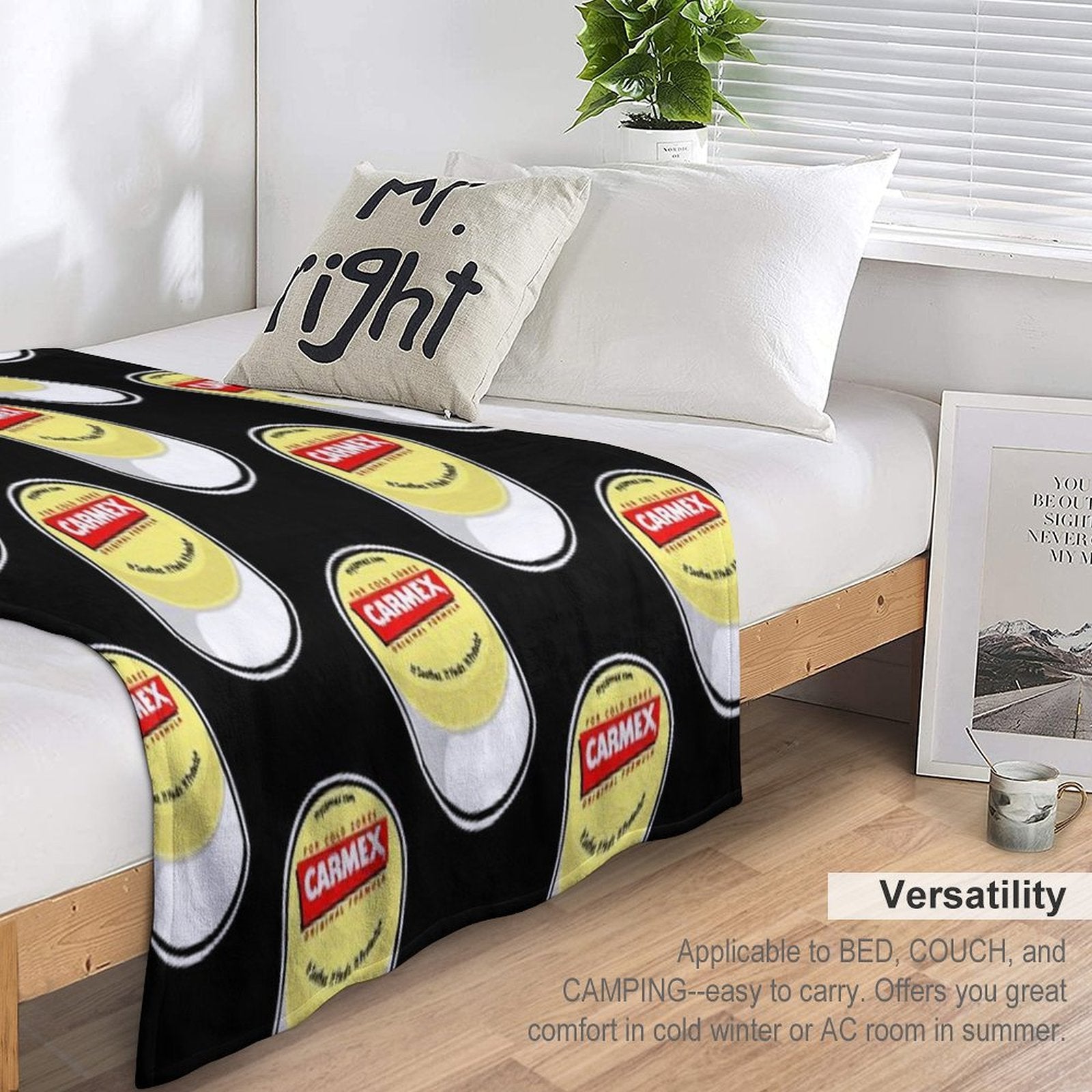 Carmex Chapstick Comfort Throw Blanket