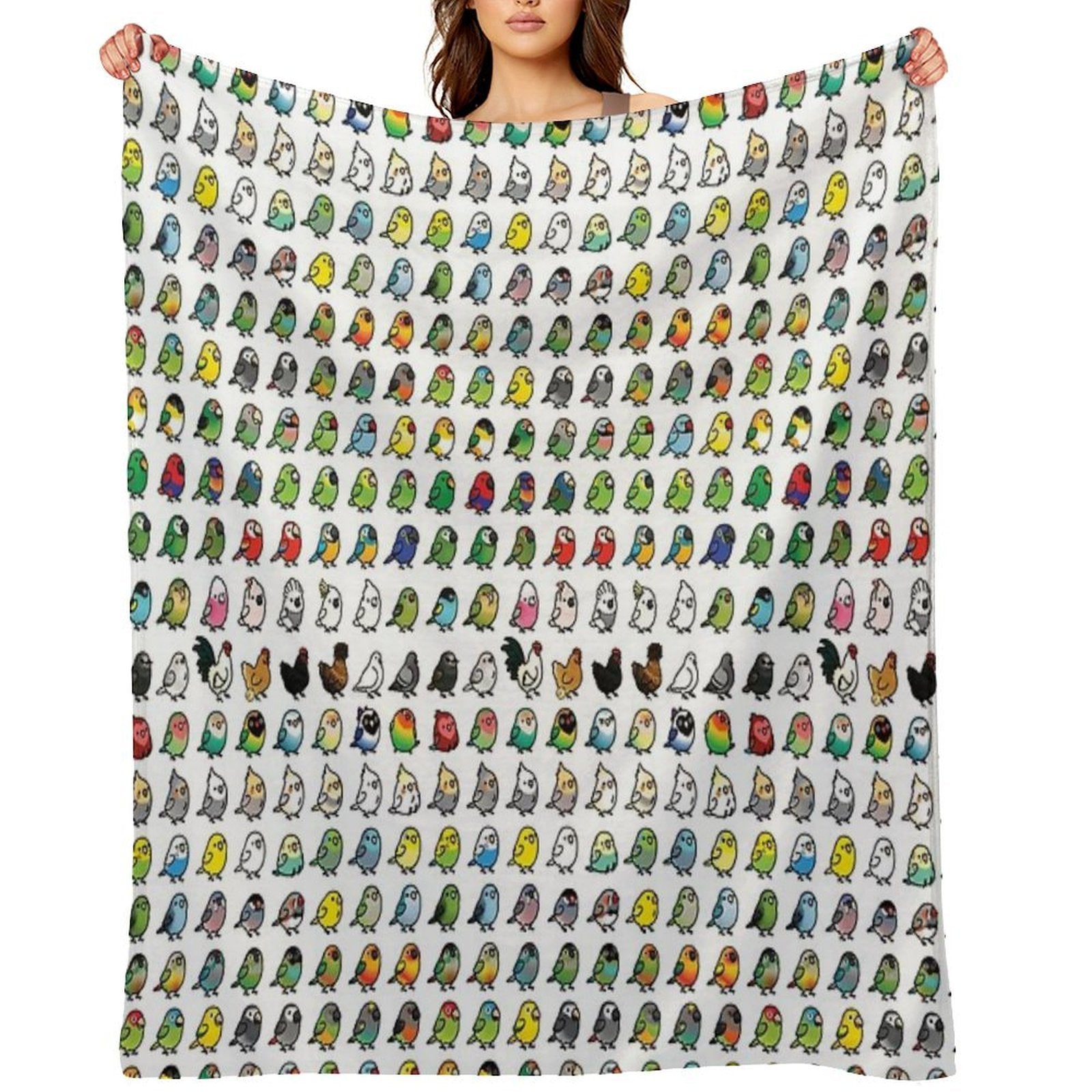 Everybirdy Collection Wrinkle-free Throw Blanket