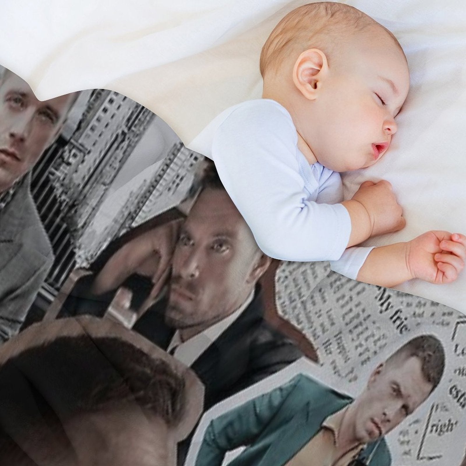 Sebastian Stan Easy Care Throw Blanket