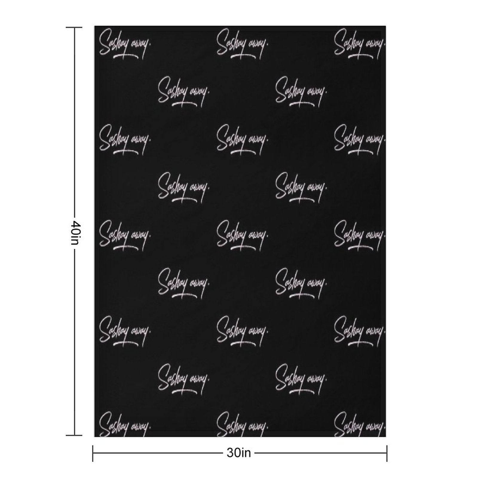 Sashay Away Wrinkle-free Throw Blanket