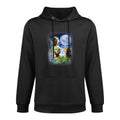 Three Granny Moon - 3 Old Ladys Howling Weird Cursed Meme Unisex Design Hoodie