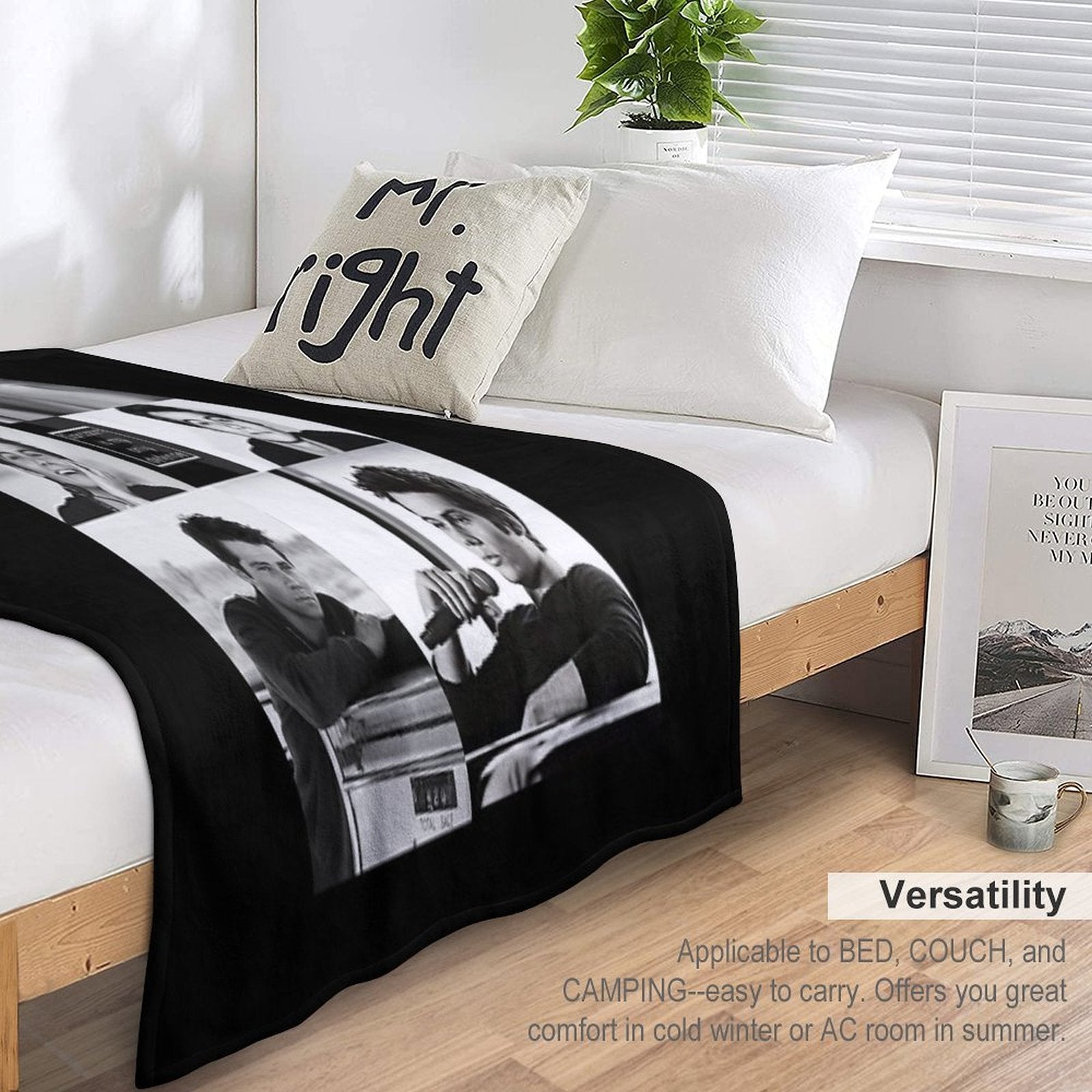 Dylan O'Brien Sustainable Throw Blanket