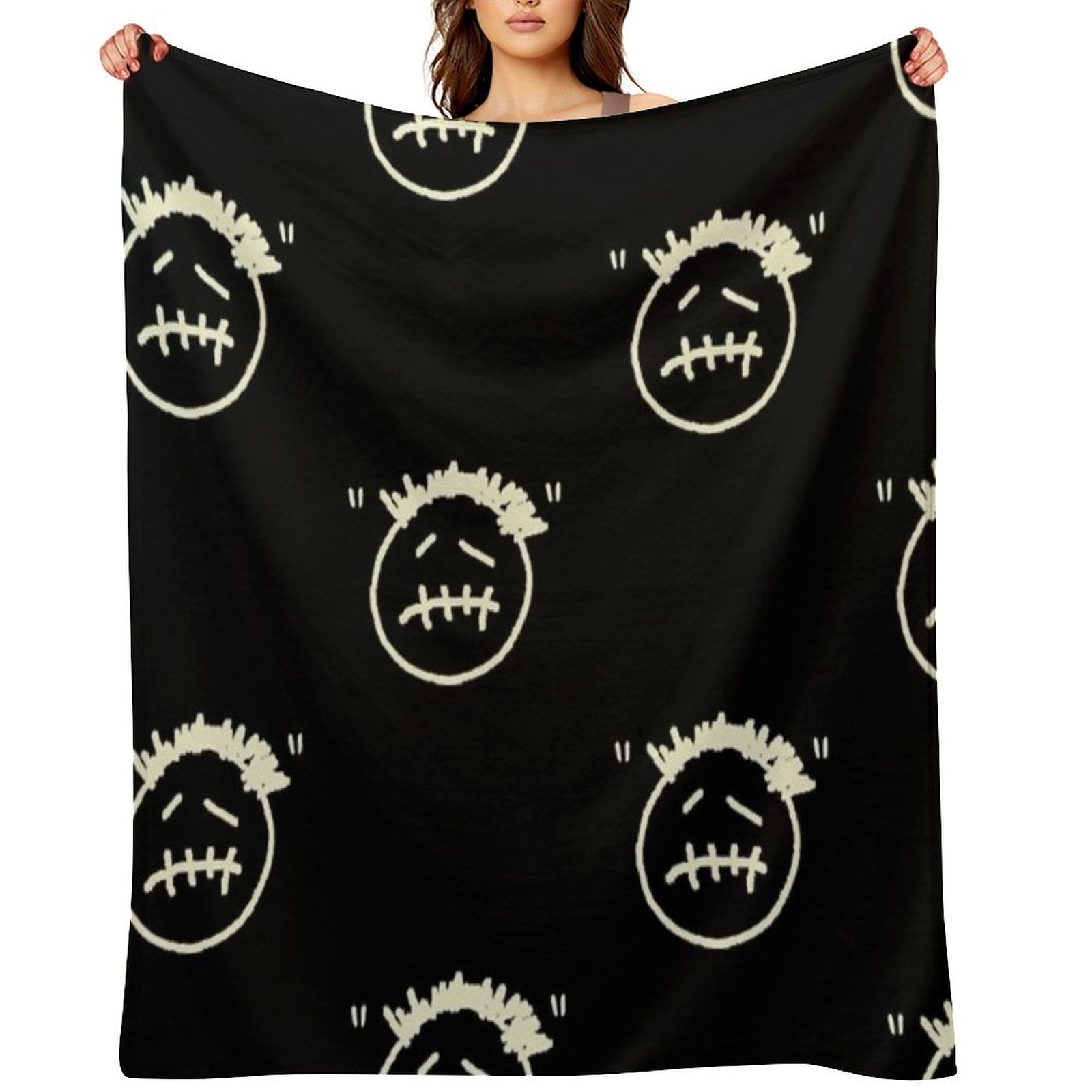 Cactus Jack Logo Sustainable Throw Blanket