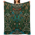 Blackthorn by William Morris, 1892 Compact Throw Blanket