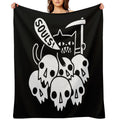 Cat Got Your Soul Multi-functional Throw Blanket