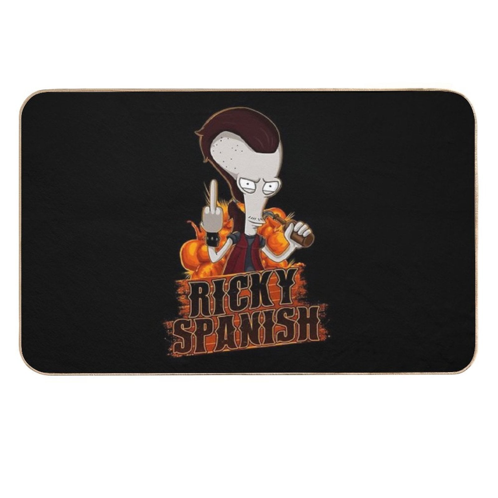 Ricky Spanish  Easy Maintenance Bath Mat