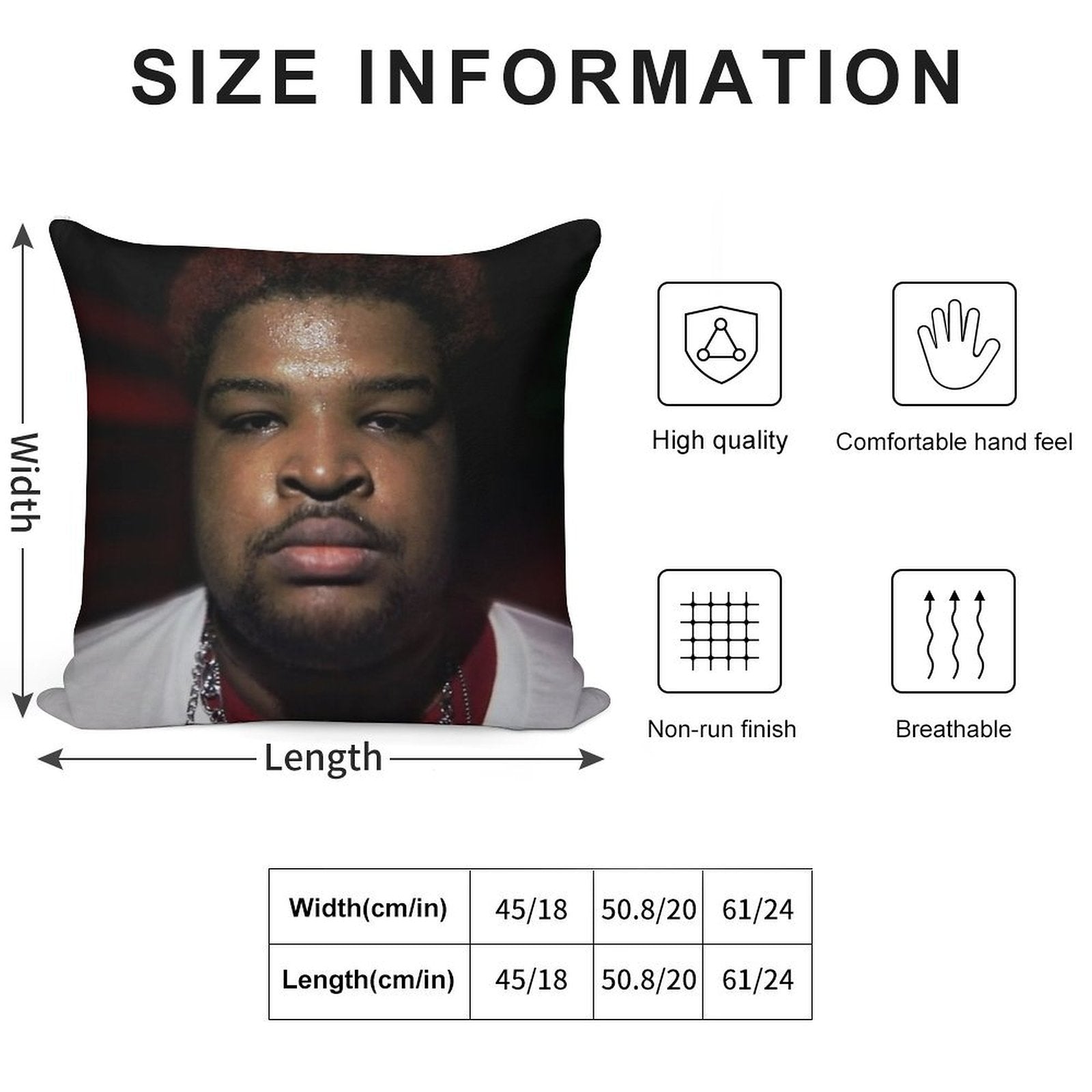 Mario Judah Rage Pillow Soft Reinforced Edging Throw Pillow