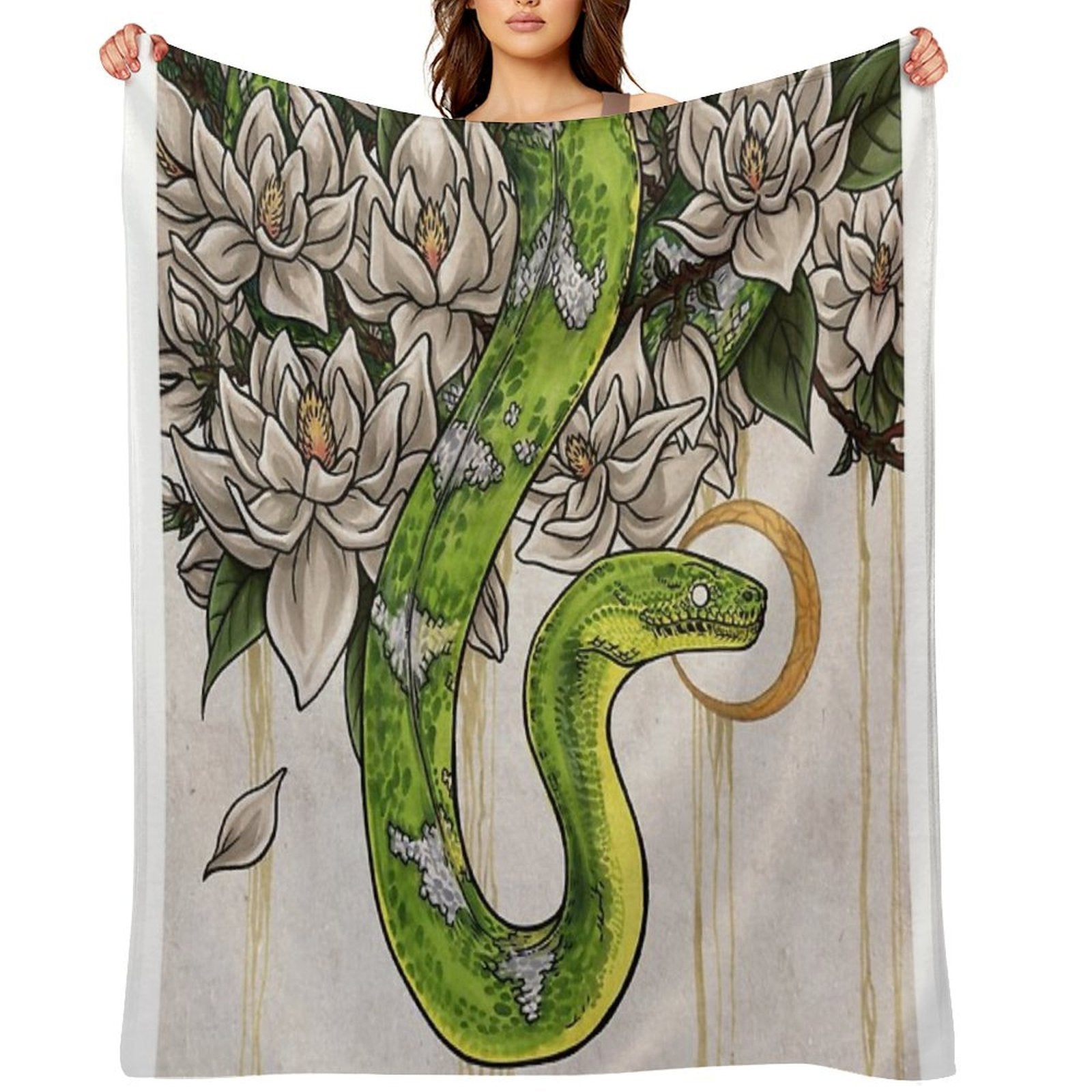 Snake Versatility Throw Blanket