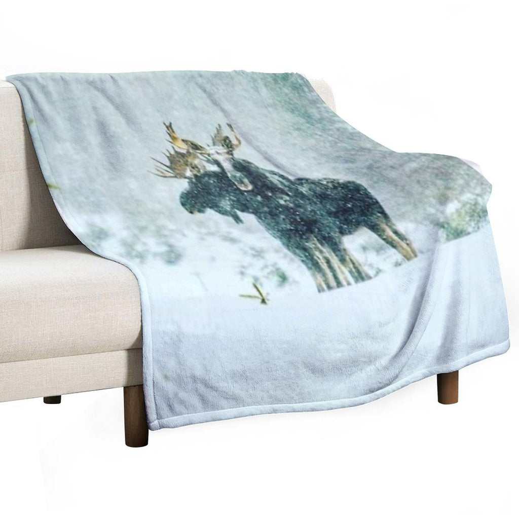 Bull Moose Easy Care Throw Blanket