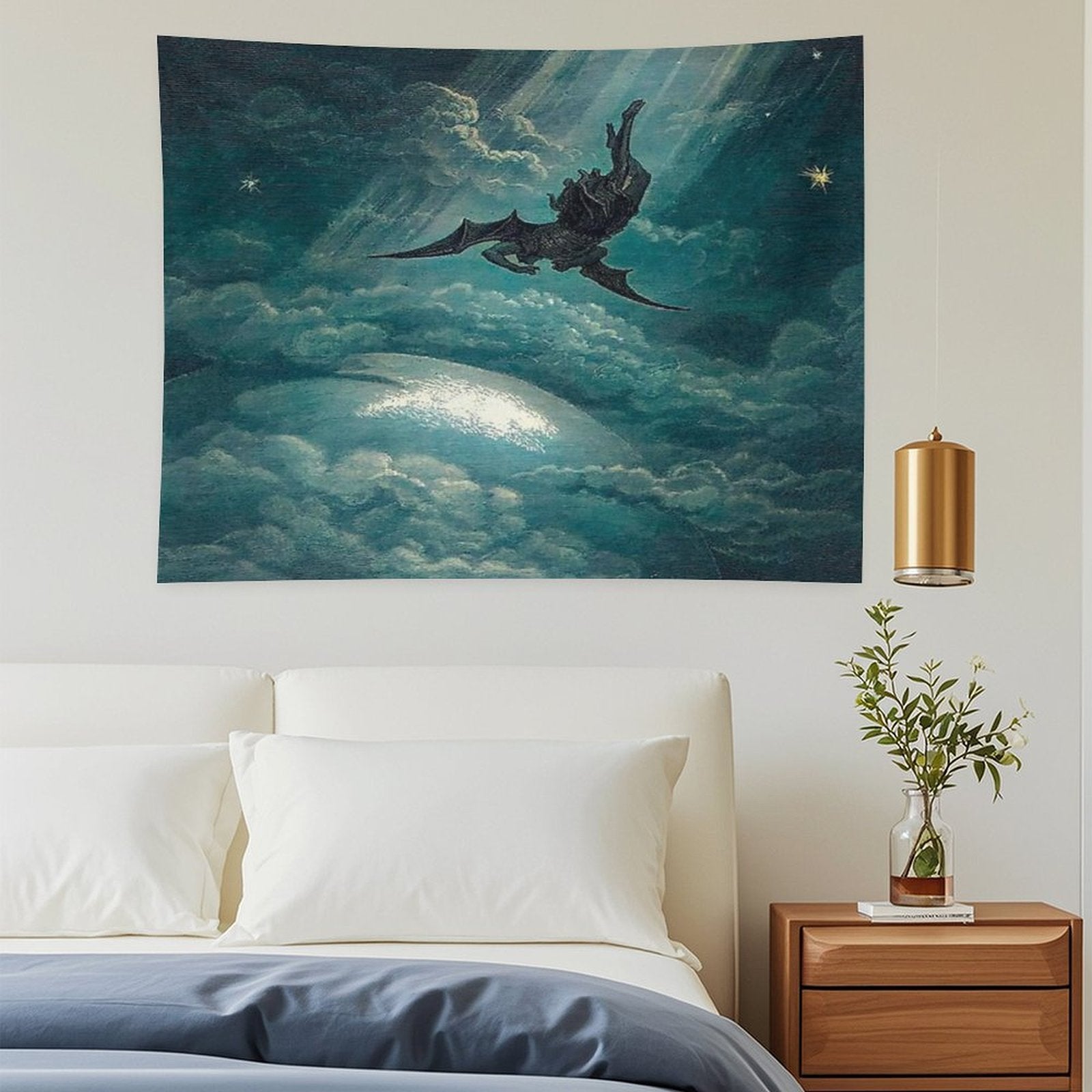 Paradise Lost (Colorized)  by Gustave Doré Tapestry