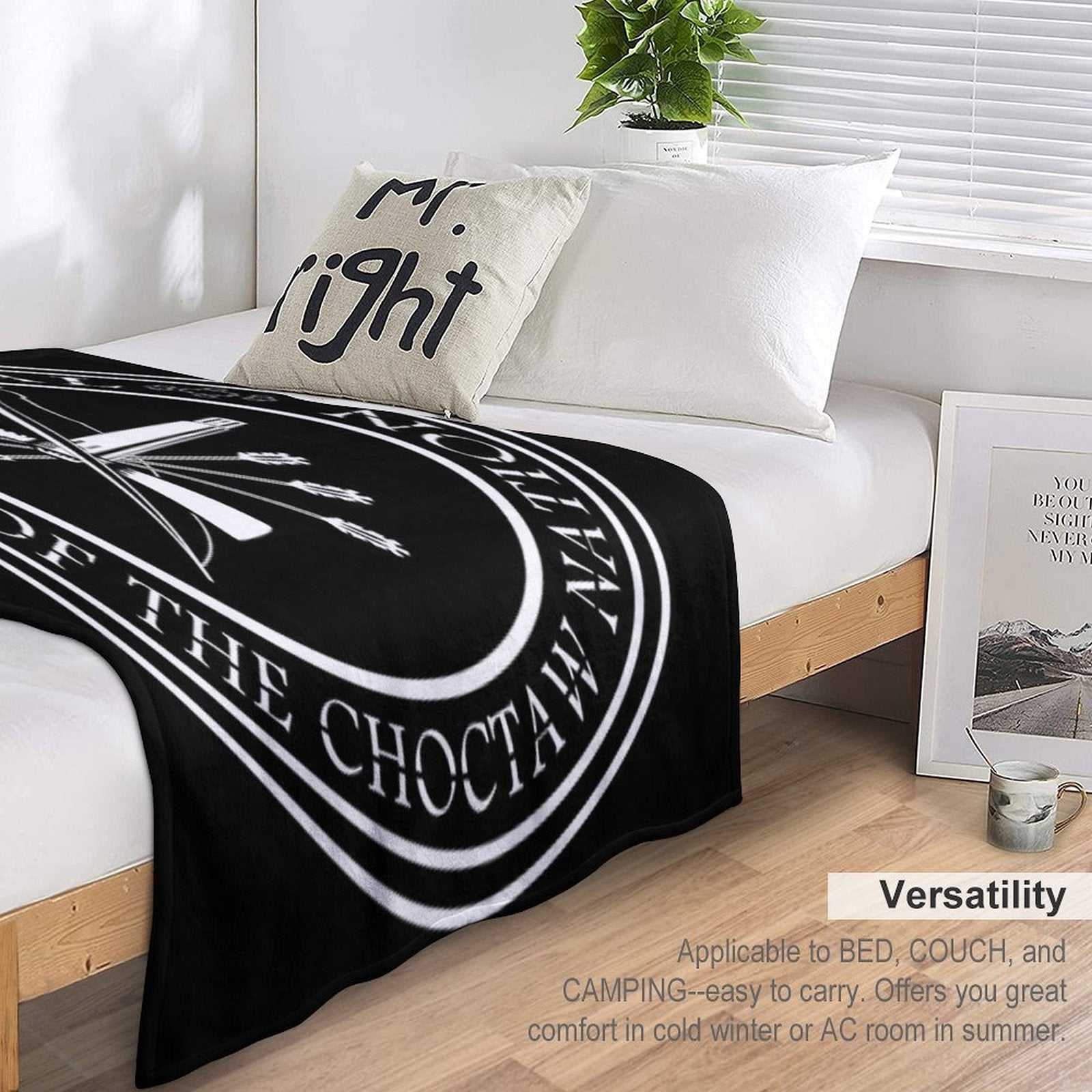 Choctaw Nation Wrinkle-free Throw Blanket
