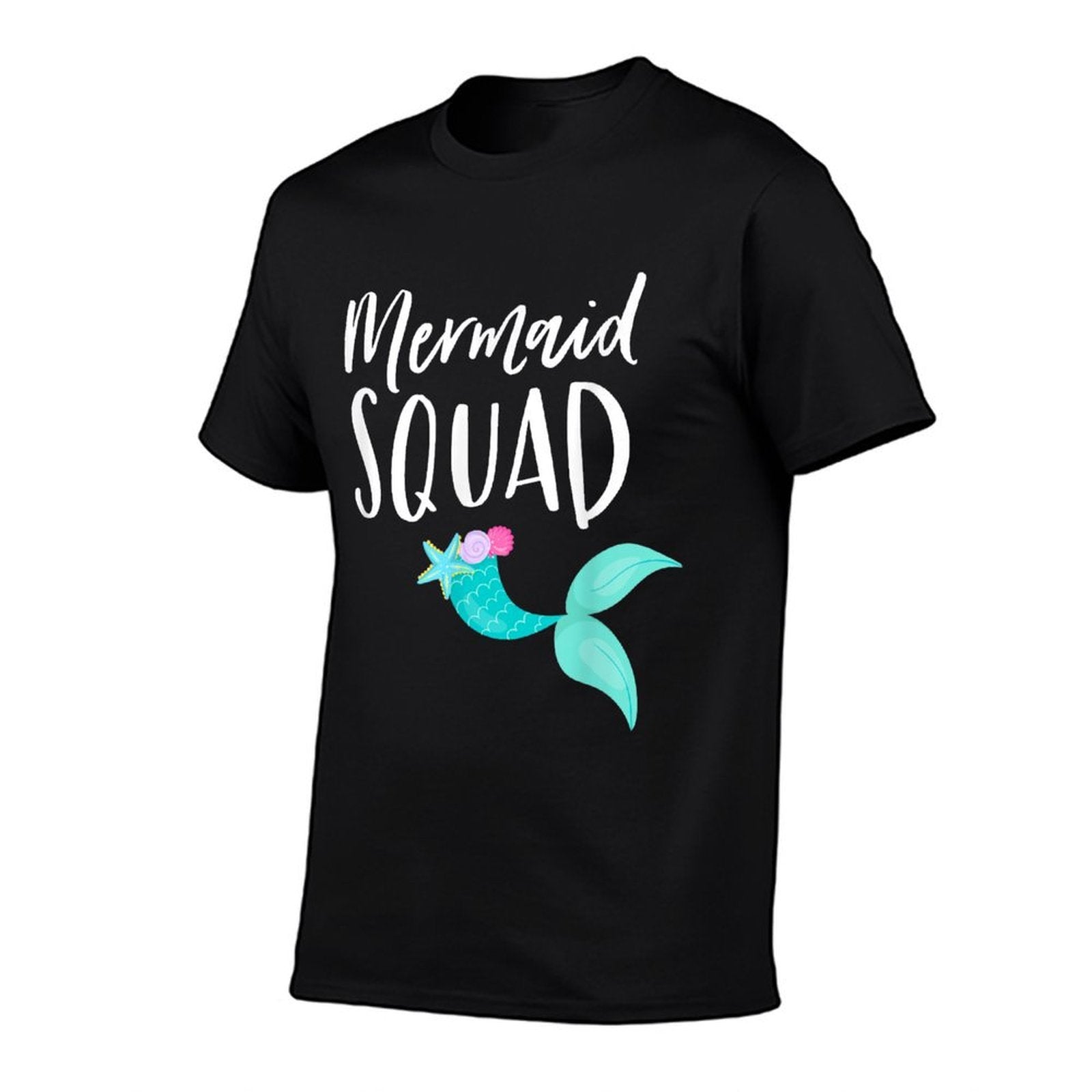 Mermaid Squad Birthday Squad for Party Mom Mama Girl  Graphic-printed T-Shirt
