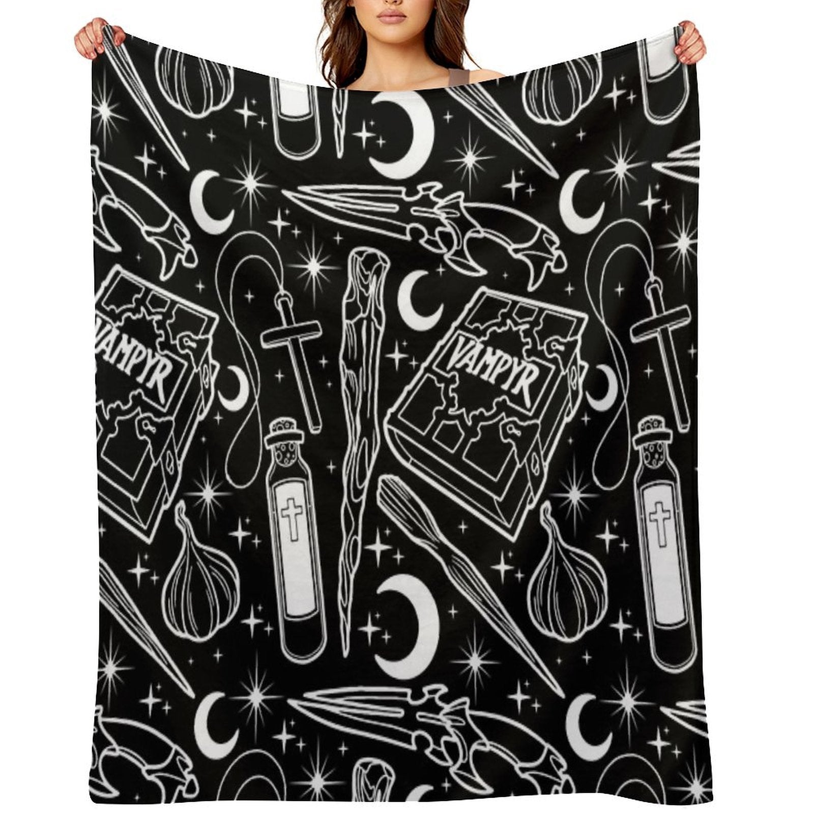 Buffy The Vampire Slayer Weapons Velvety-soft Throw Blanket