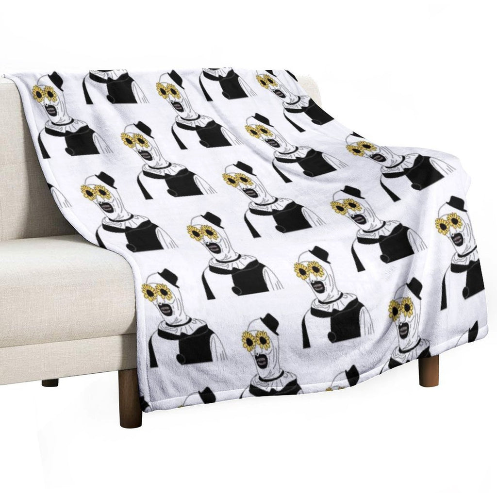 Art The Clown - Terrifier Classic Eco-conscious Throw Blanket
