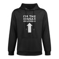 Cougar Funny Saying Meme Im The Cougar Girlfriend Medium-Weight Fabric Hoodie