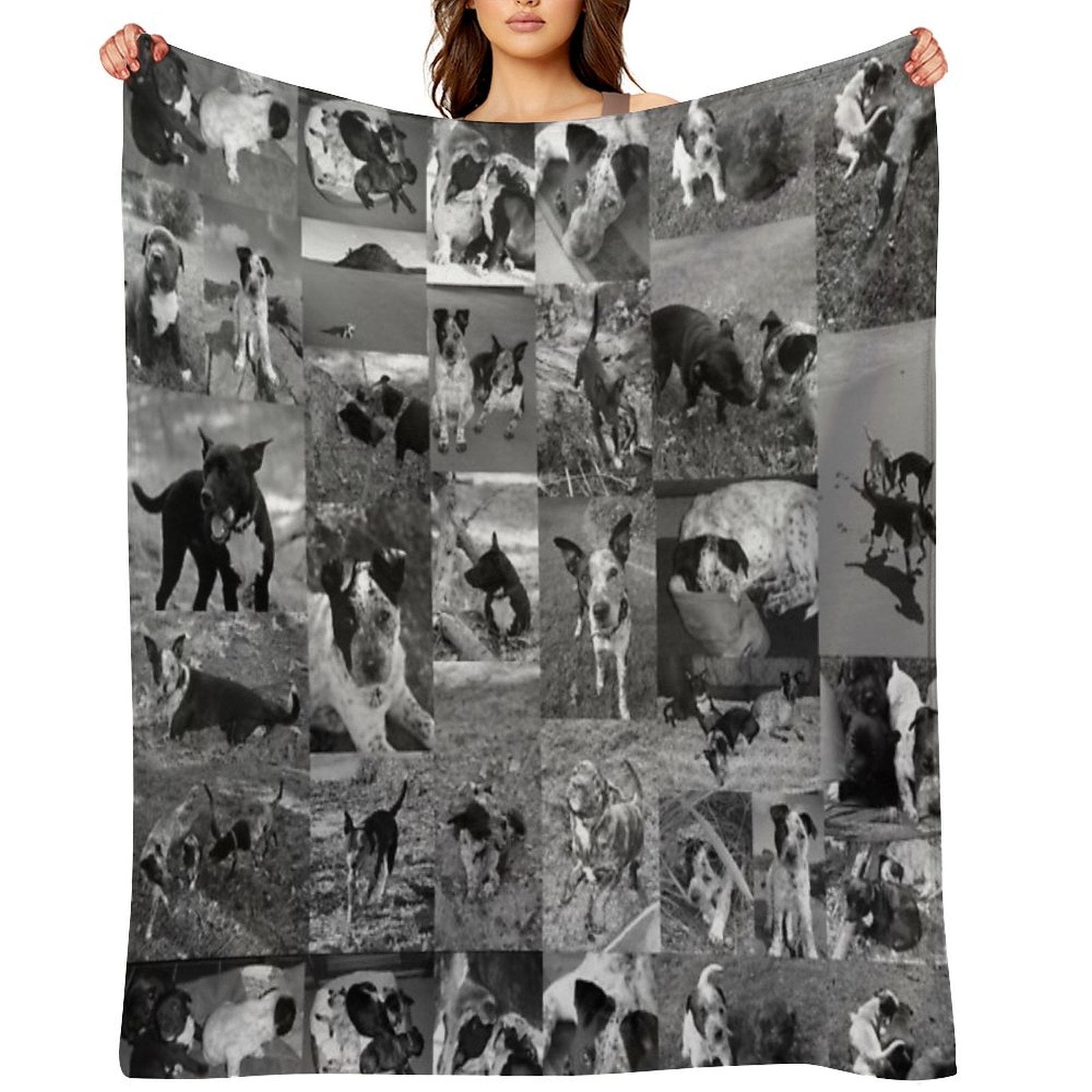 Too Many Puppies Blanket Shrink-resistant Throw Blanket