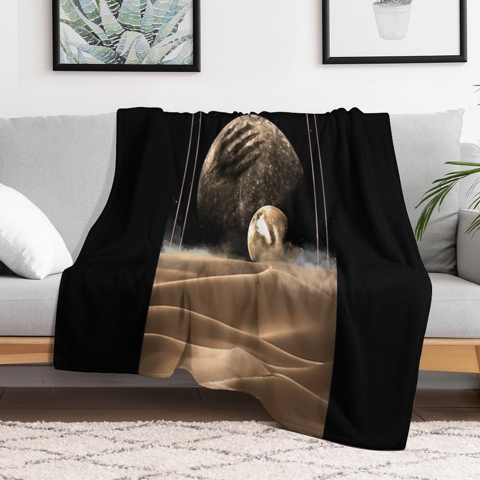 Dune Moons Velvety-soft Throw Blanket
