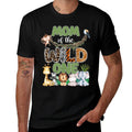 Mom Of The Wild One 1st Birthday Safari Family Matching  Affordable Price T-Shirt