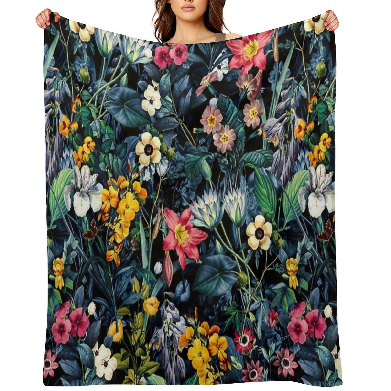 Exotic Garden Gift-ready Throw Blanket