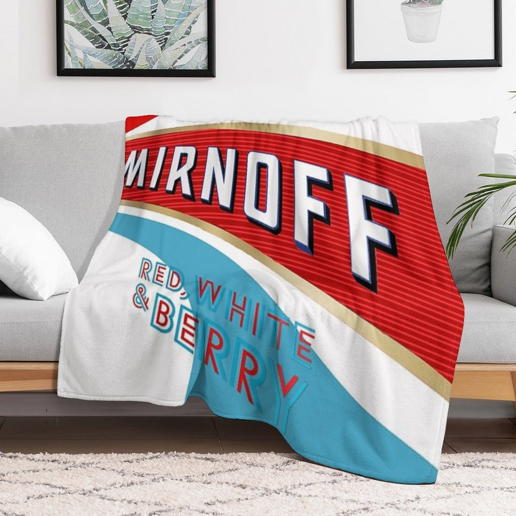Smirnoff Red White And Berry Quick-dry Throw Blanket