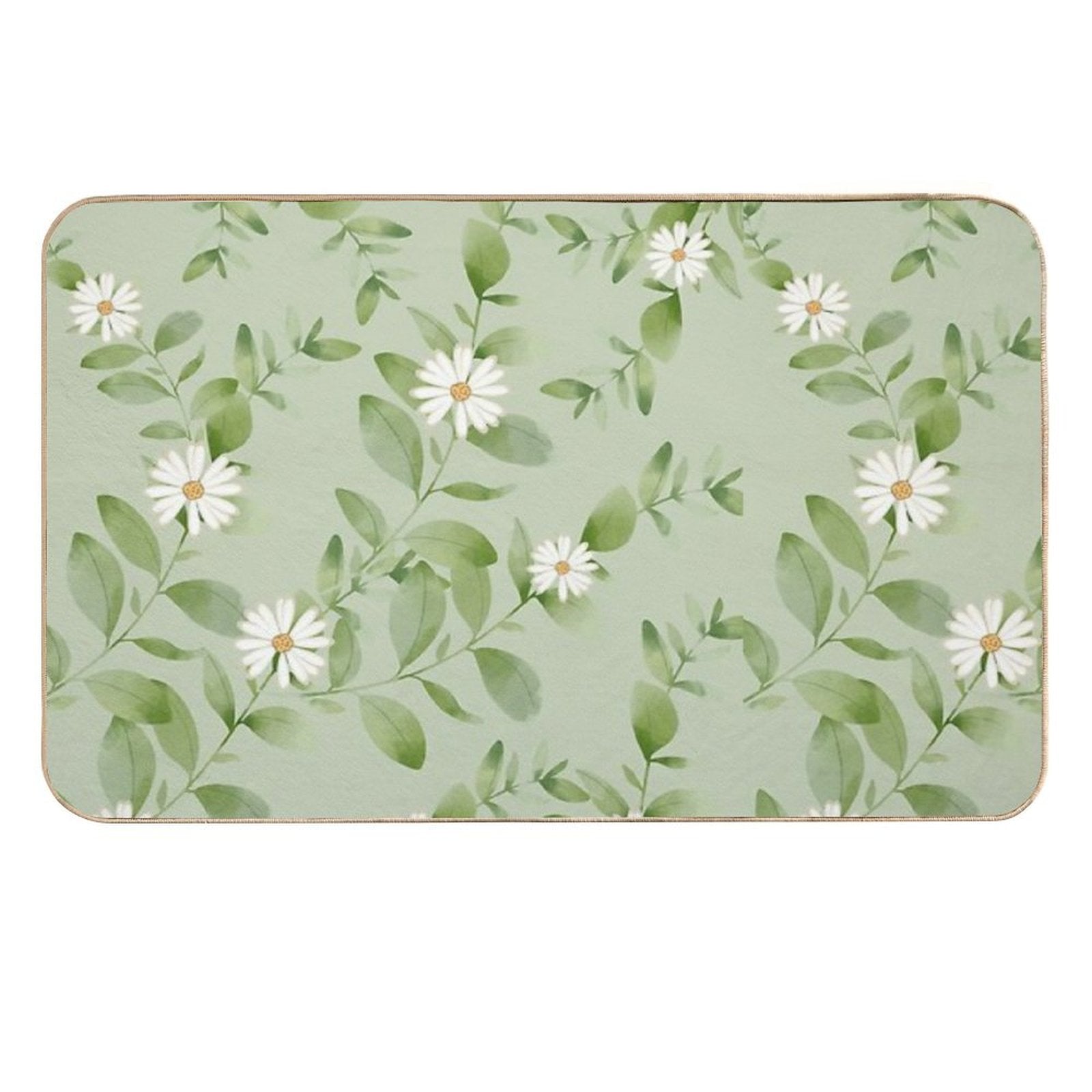 Plants  Flowers  Anti-Trip Bath Mat