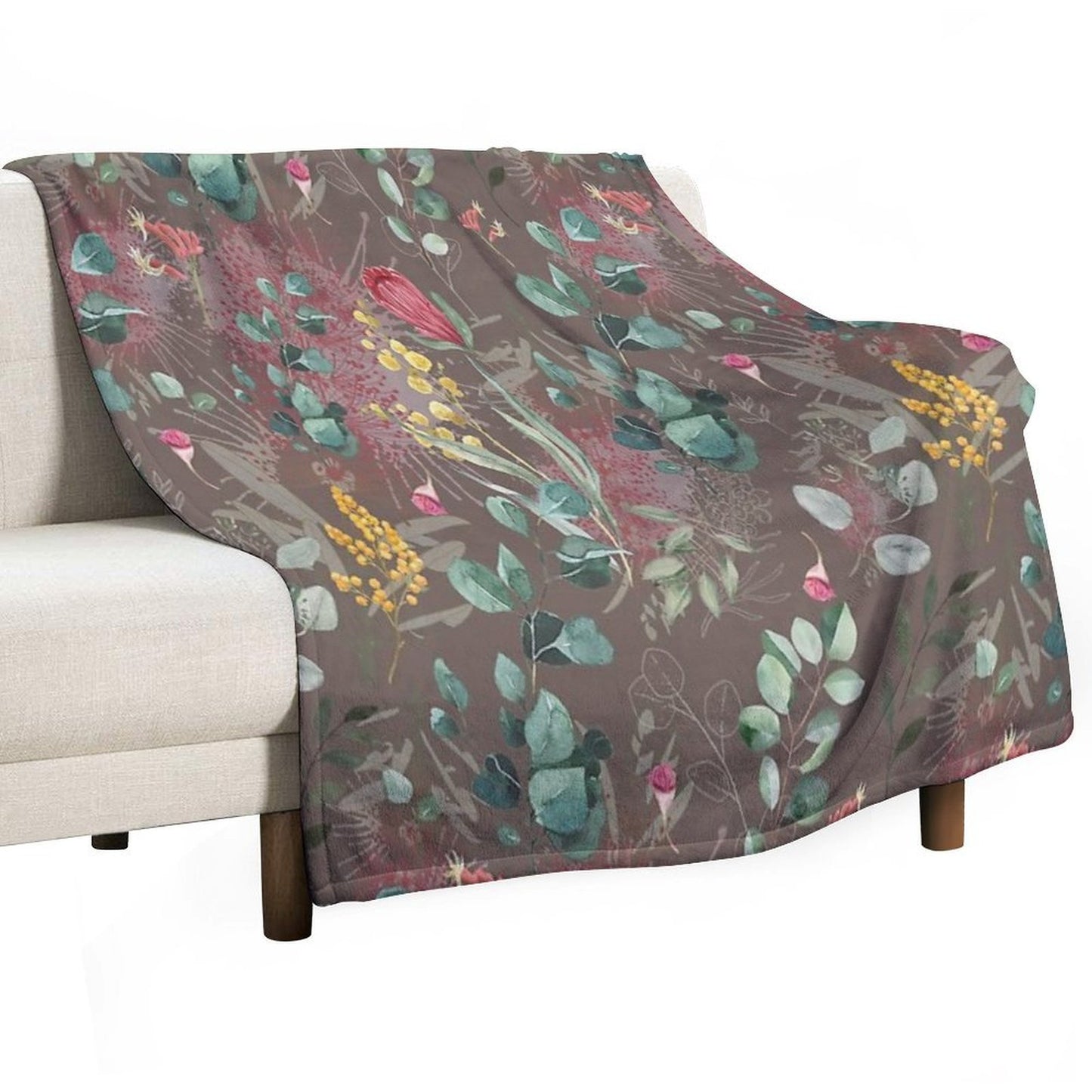 Australian Botanical Easy Care Throw Blanket