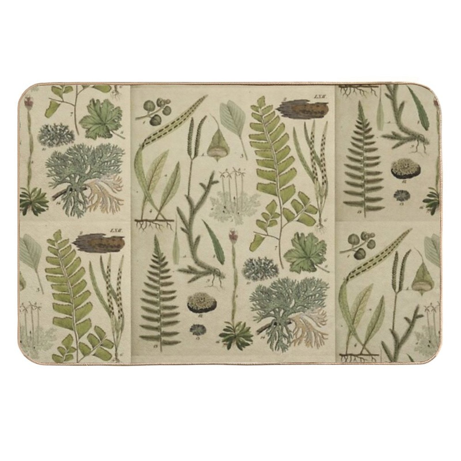 Ferns And Lichen  Stain-Proof Bath Mat
