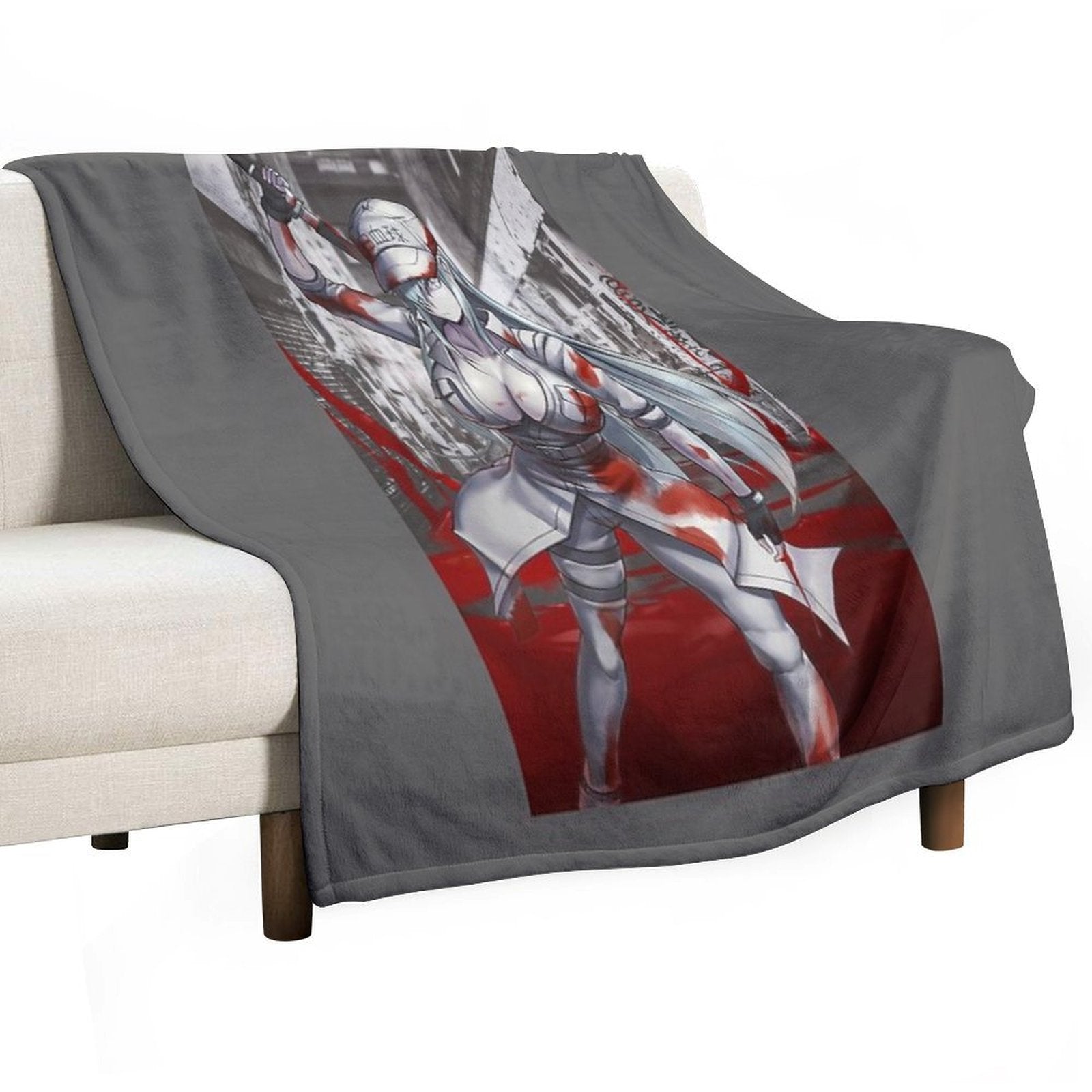 White Blood Cell (CODE BLACK) Easy Care Throw Blanket