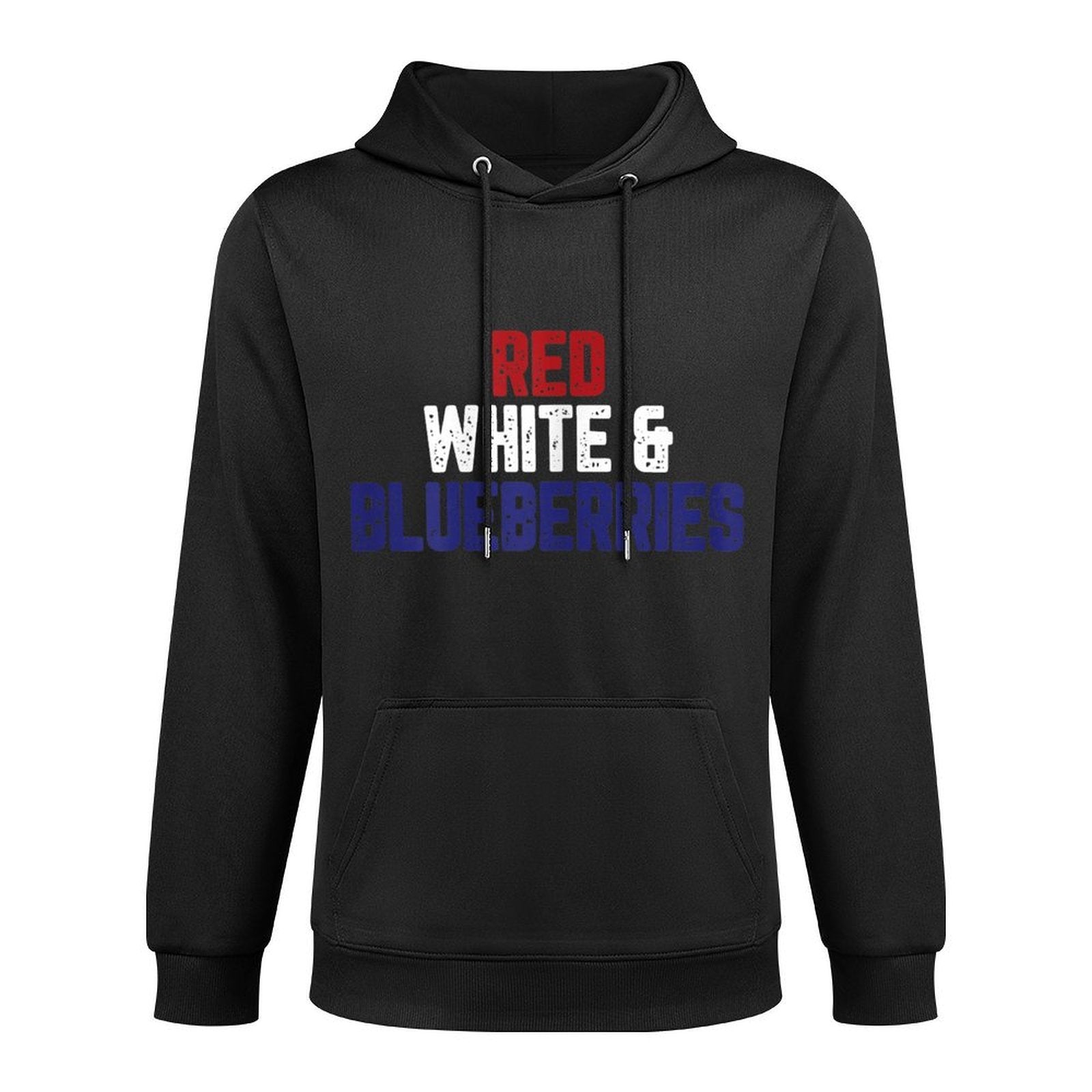 Red White And Blueberries Funny Pun Humor Classic Versatile Streetwear Hoodie
