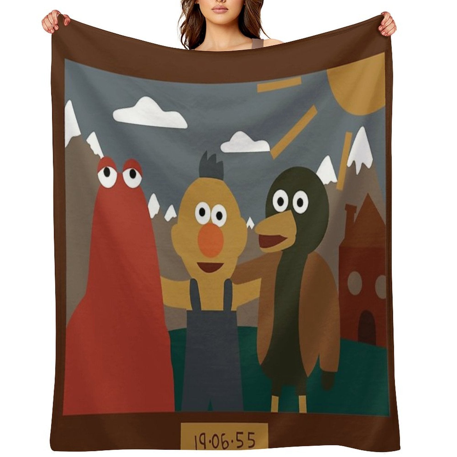Don't Hug Me I'm Scared Minimalist Quick-dry Throw Blanket