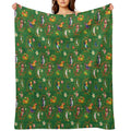 Enchanted Tiki Room Quick-dry Throw Blanket