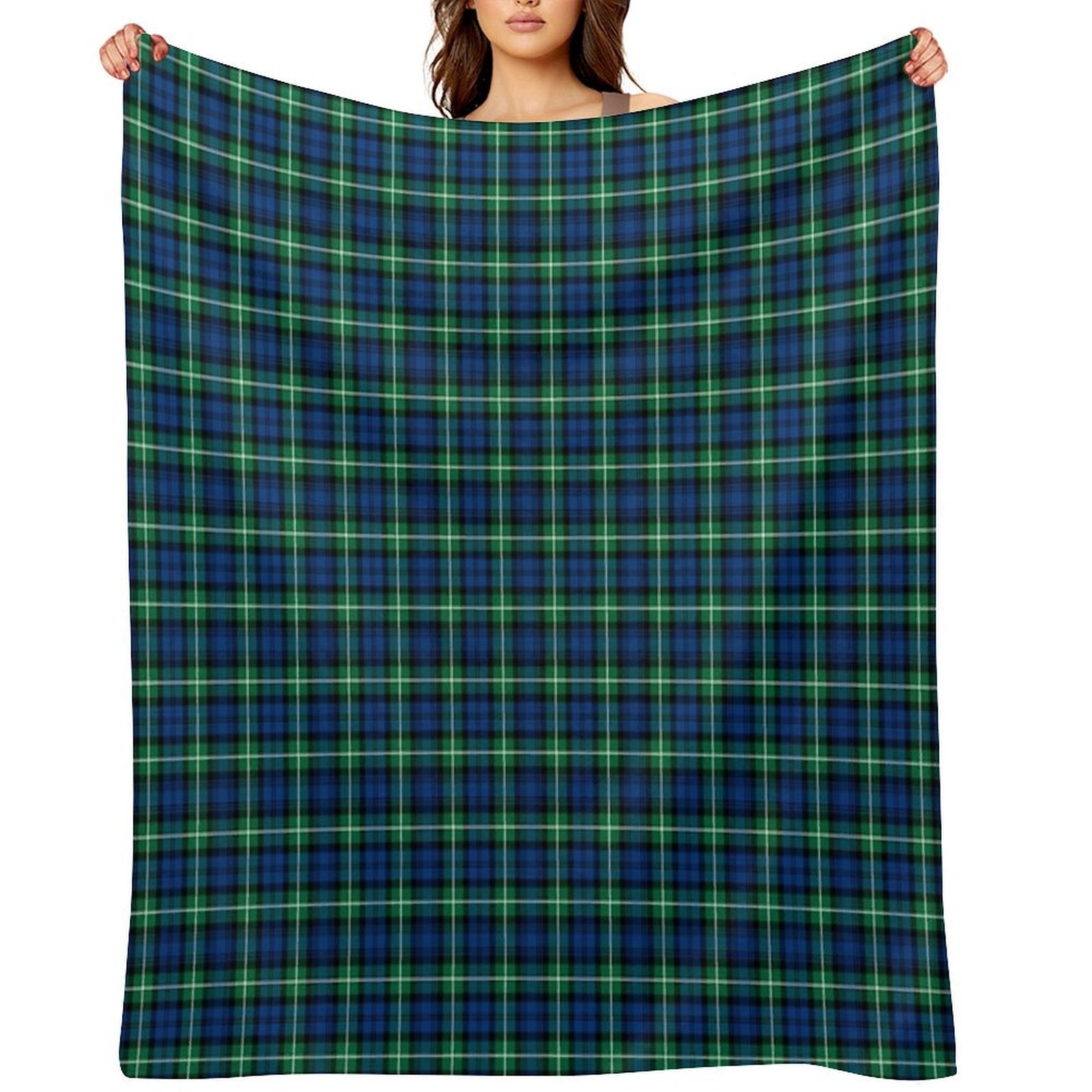 Clan Lamont Tartan Velvety-soft Throw Blanket