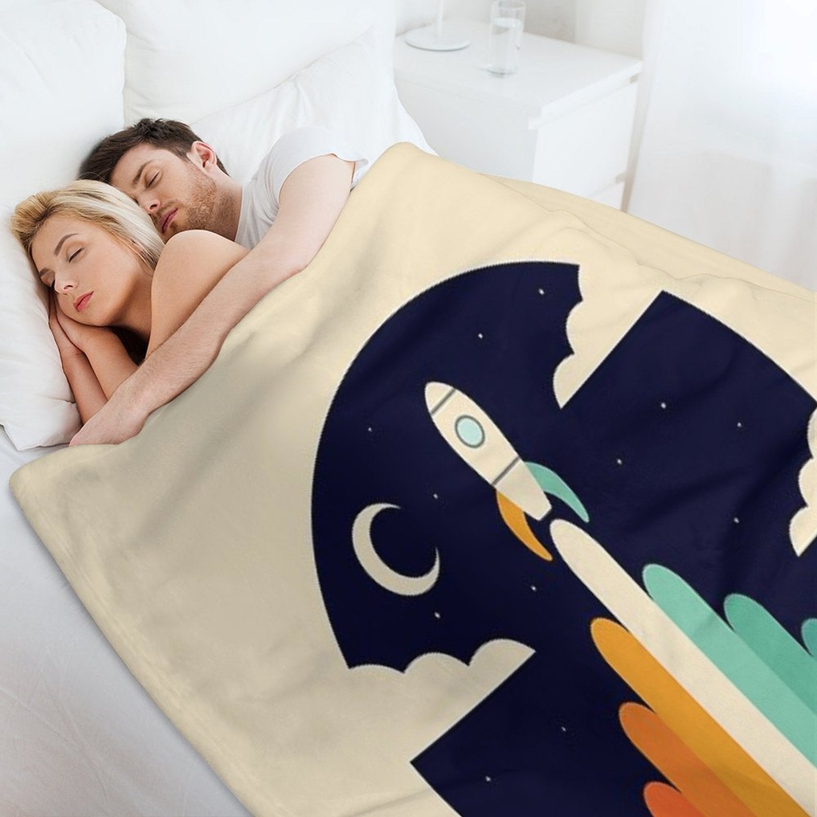 Up Sustainable Throw Blanket