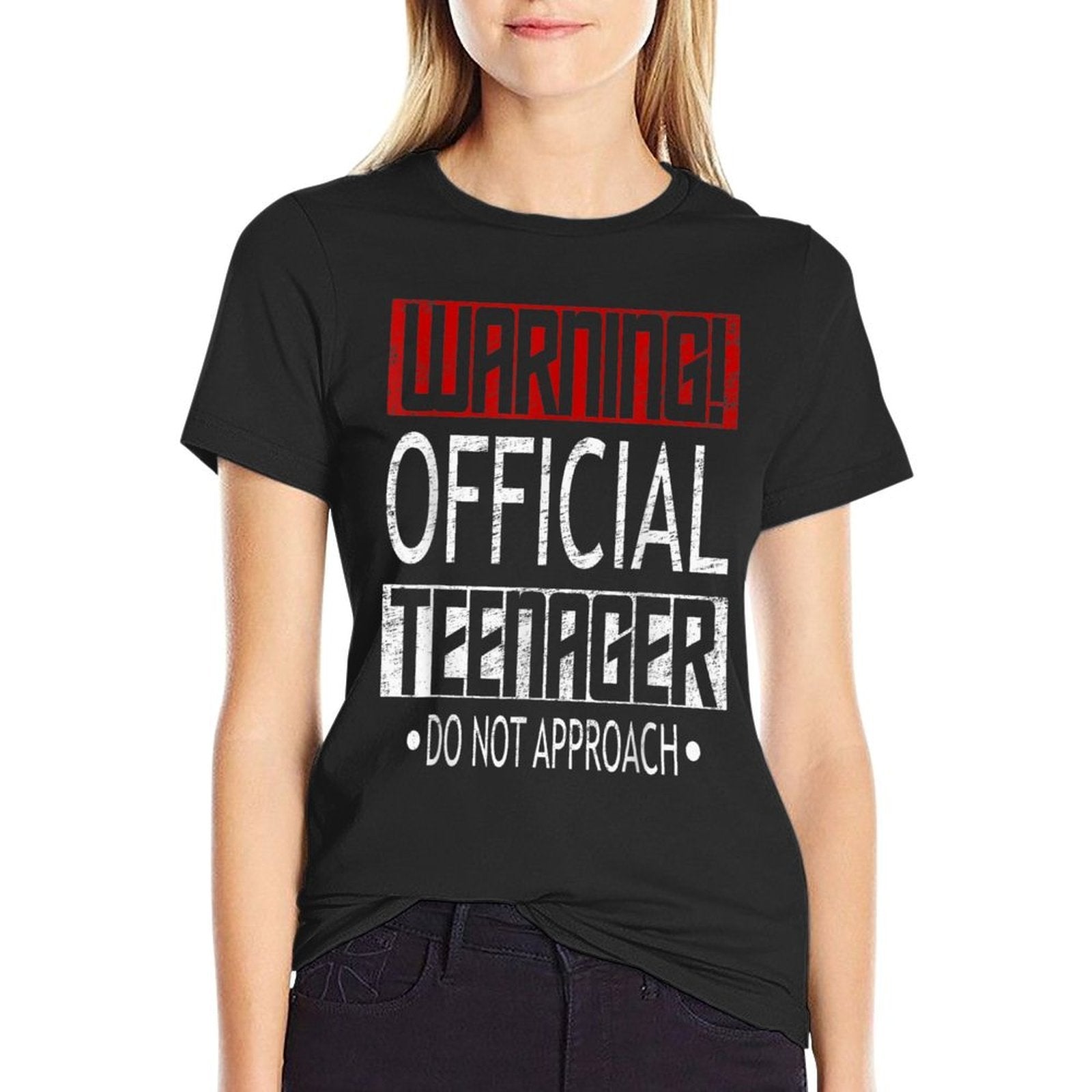 Warning Officialnager 13 Thirteen Year Old Birthday  Graphic-printed T-Shirt