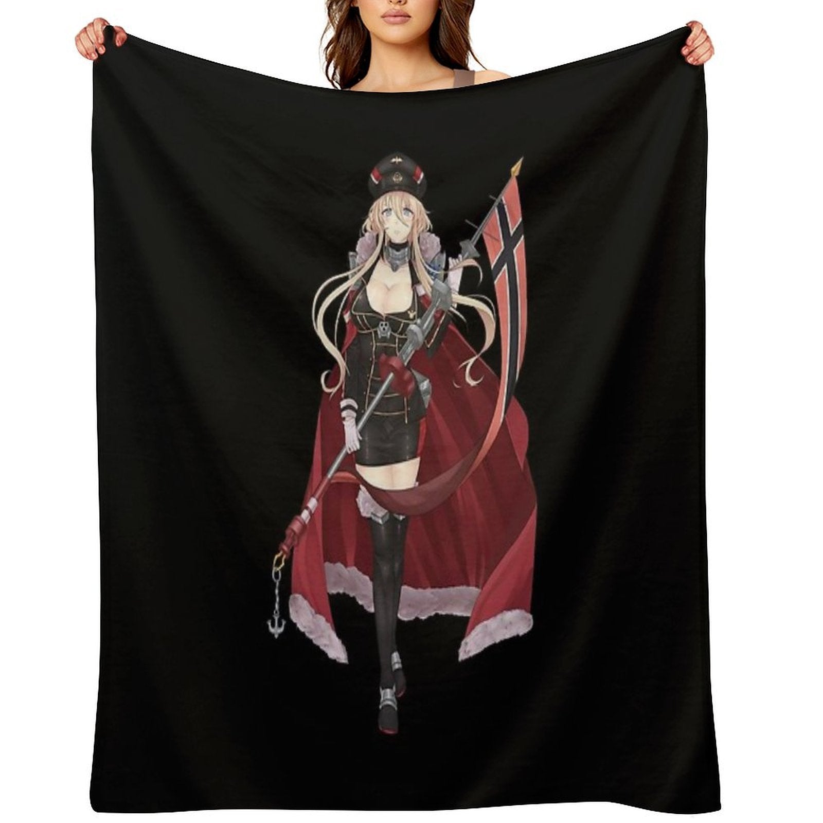 Azur Lane Bismarck Eco-conscious Throw Blanket