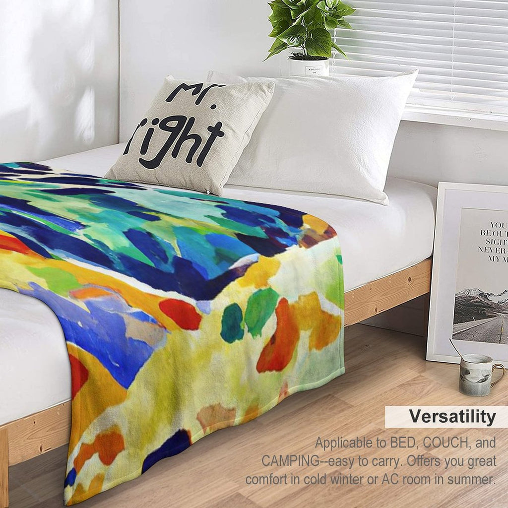 Henri Matisse Landscape Wrinkle-free Throw Blanket