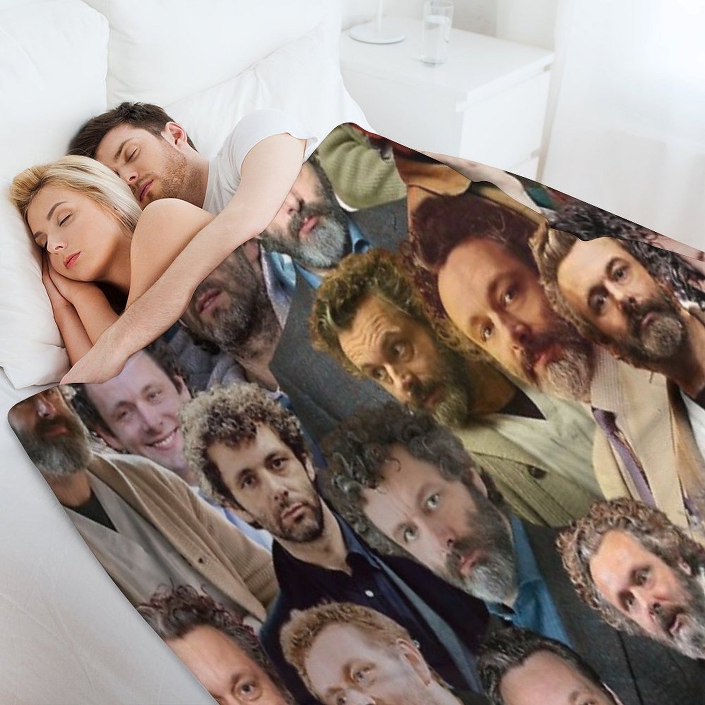 Michael Sheen Photo Collage Versatility Throw Blanket