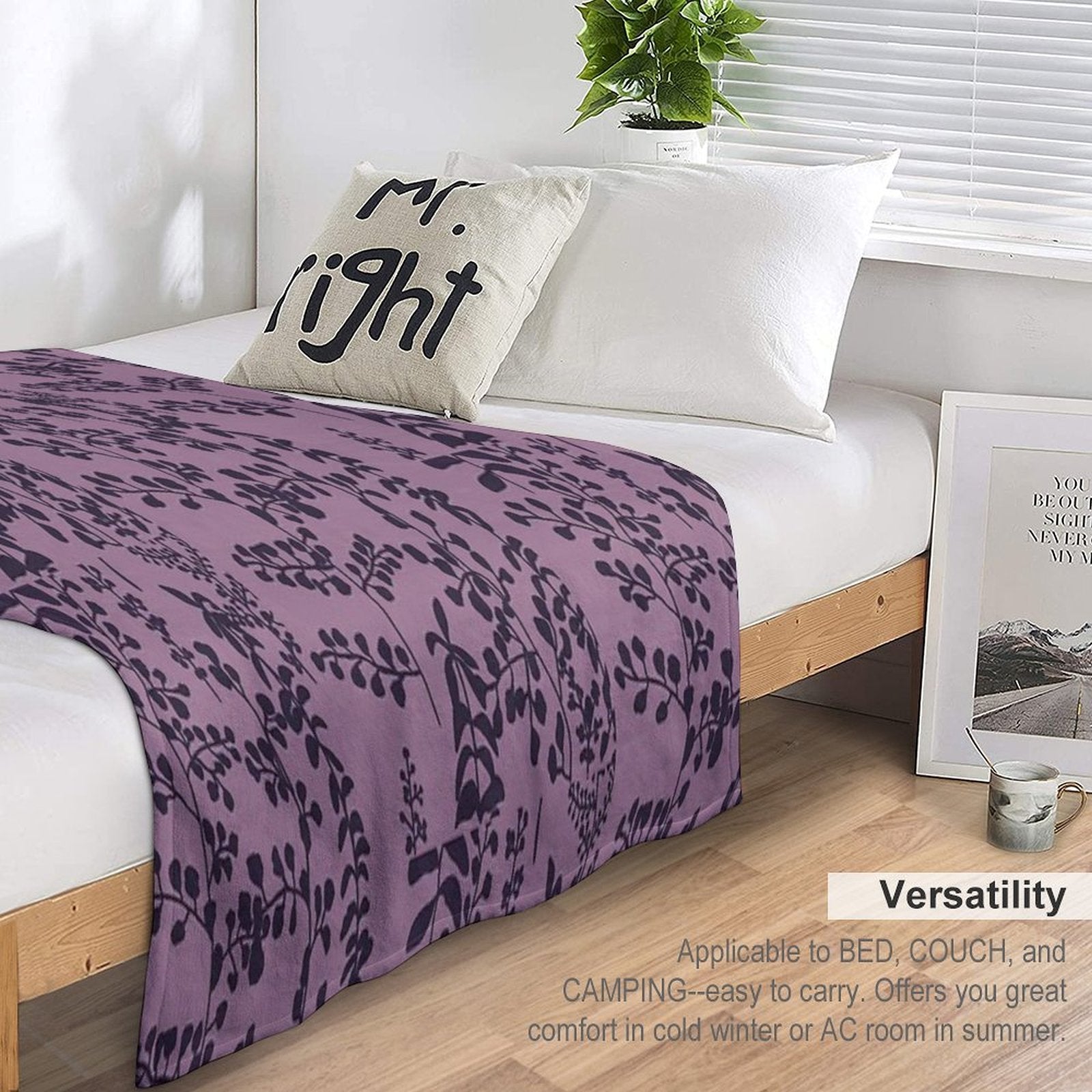 Bella’s Bedding Print Throw Blanket! Sustainable Throw Blanket