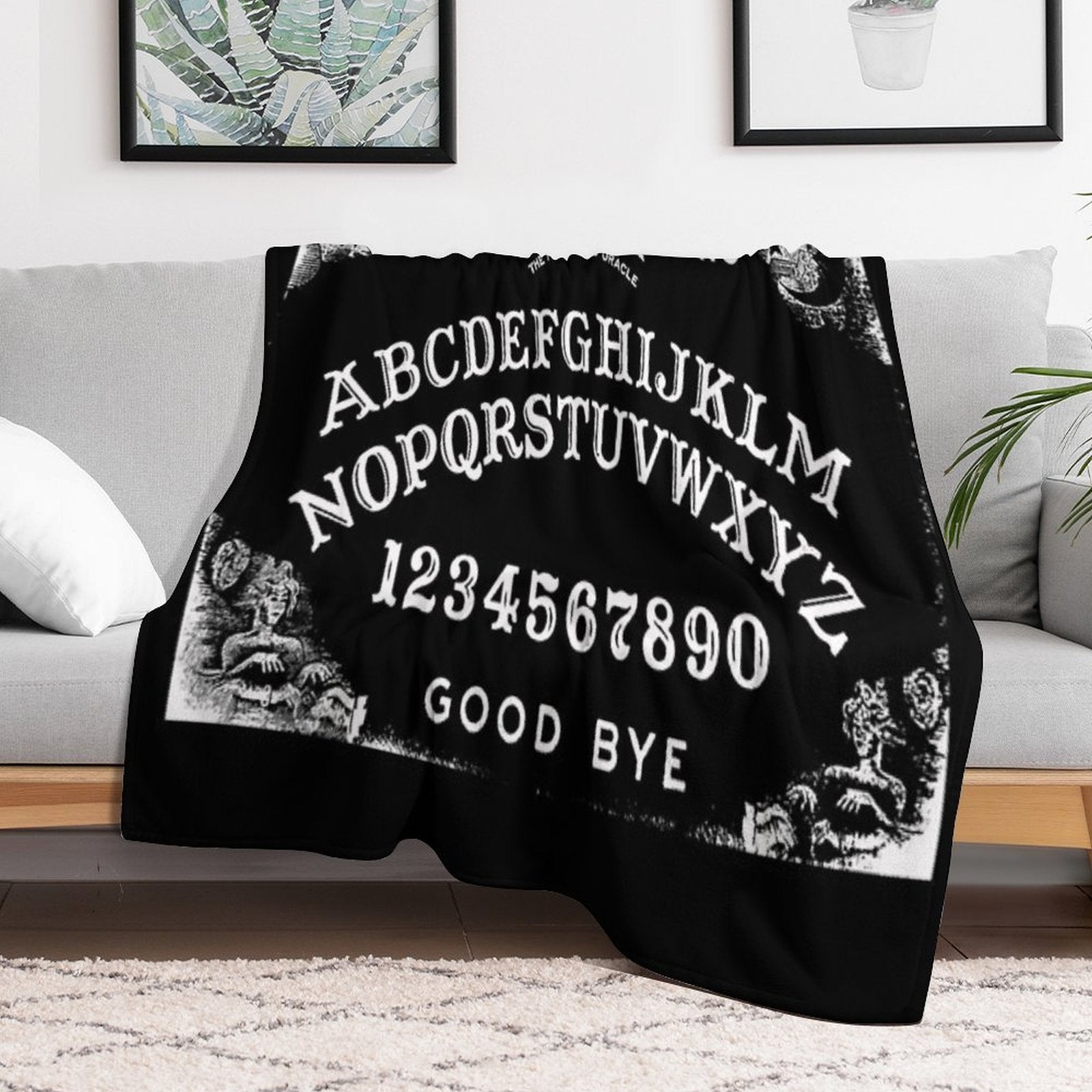 Ouija Board Anti-pilling Throw Blanket