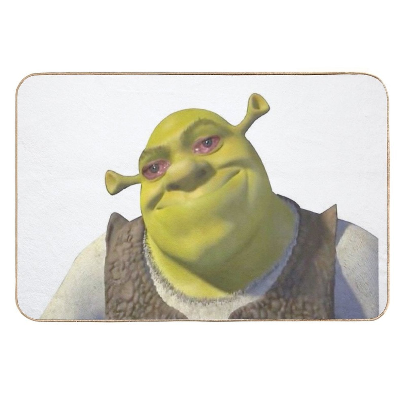 Shrek Crying Meme  Odorless Bath Mat